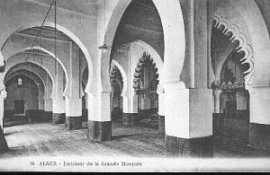 ALGER INTERIEUR DE LA GRANDE MOSQUEE